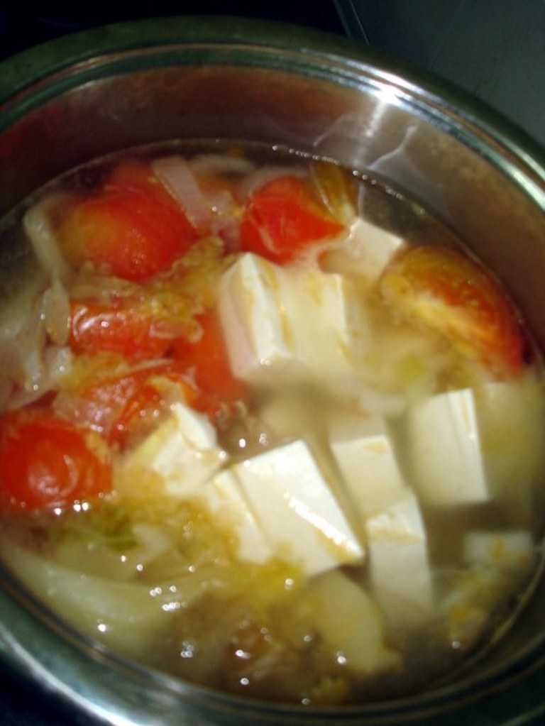 salted vege soup